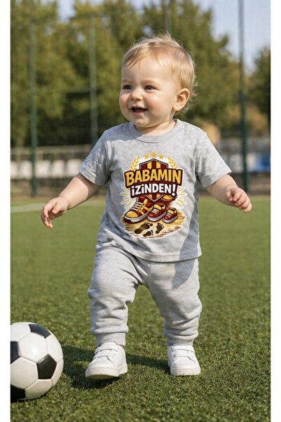 GHAND Babamın İzinden Bebek Tişört kız erkek çocuk unisex t-shirt çıtçıtlı