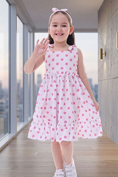 tny kids collection فستان بناتي منقط