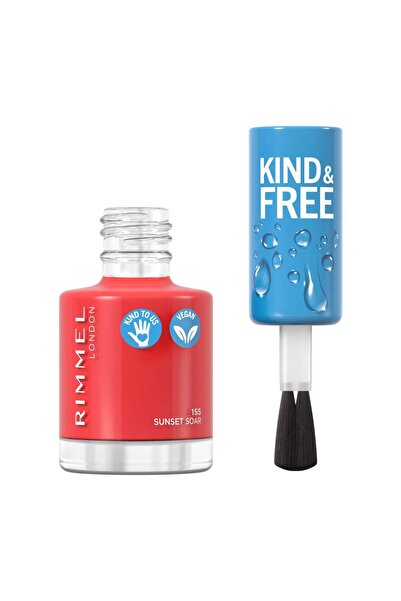 RIMMEL LONDON Kind & Free Clean Nail Polish, 155 Sunset Soar