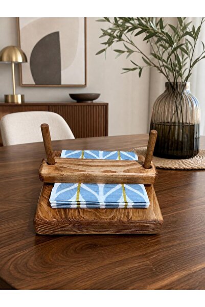 CNC WOOD STYLE Ahşap peçetelik
