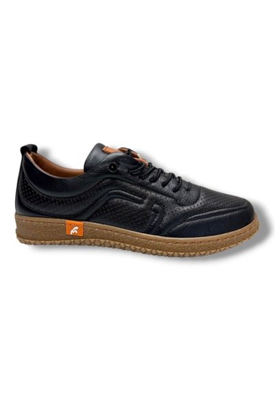 Cakgo Malawi 3630-26 Hakiki Deri Lazerli Ultra Soft Anatomik Casual Kadın Ayakkabı