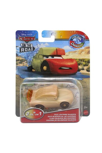 mattel КОЛИ СВЕТЛИНАТА МАККУИН КОЛИЧКА С ПРОМЯНЯЩИ ЦВЕТОВЕ В ПЕЩЕРАТА