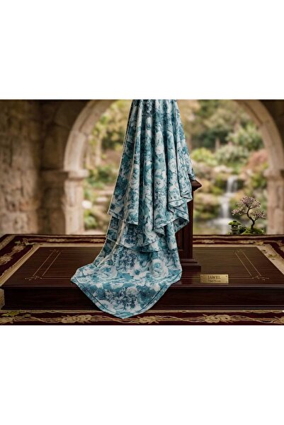 w white stars sports & wear Jawel Floral Motif Cotton Soft Shawl