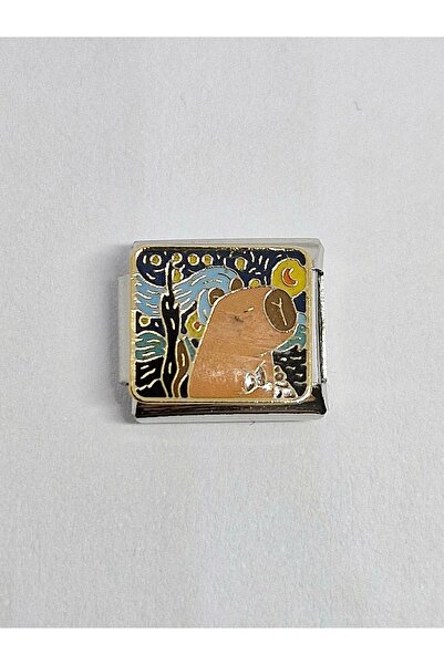 RoseCo00 Steel Italian Charm Bracelet Charm