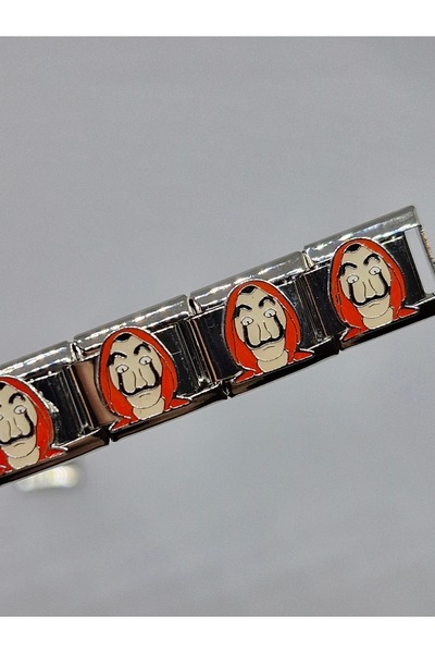 RoseCo00 Steel Italian Charm Bracelet Charm