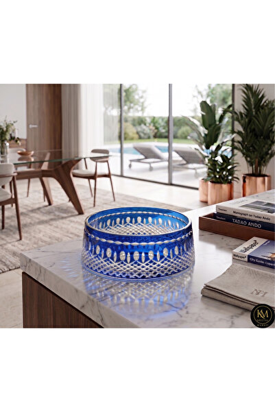 Kristal Market El İşçiliği Kesme kristal Merkür Royal Desen Lüks Meyvelik Sun...