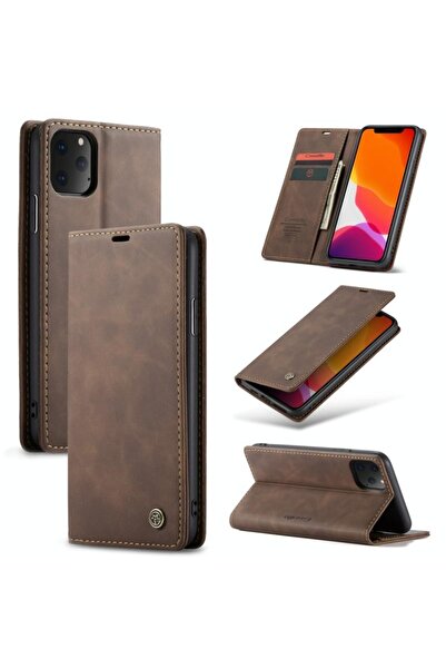 Caseme 013 Retro Θήκη Βιβλίο Coffee (Apple iPhone 11 Pro)