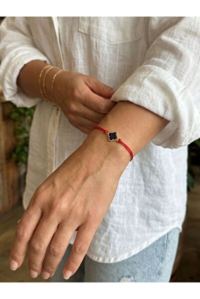 NevoAccessory Miyuki Louis Bileklik Kırmızı İp Ayarlanabilir Bileklik