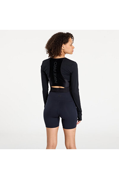 Nike Pro Women's Dri-FIT Cropped Long-Sleeve Top (yousports)
