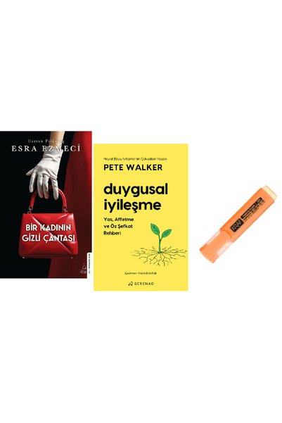 Destek Yayınları A Woman's Secret Bag + Emotional Healing 2-Book Set KALEM HD
