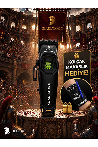 Hector Gladiator X Profesyonel Saç Kesim Makinesi