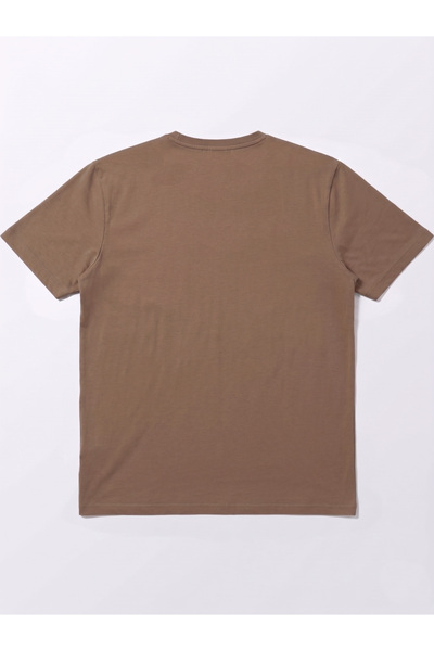 TURHAN TRİKO Mink Short Sleeve Crew Neck Men's T-Shirt