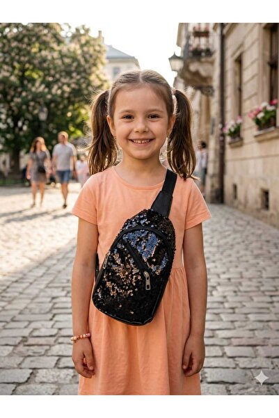 JHTshop Pullu Bady Bag Kız Çocuk Çantası