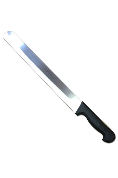 MEKs Şahin Bursa Stainless Salami Knife 35 cm - Plastic Handle