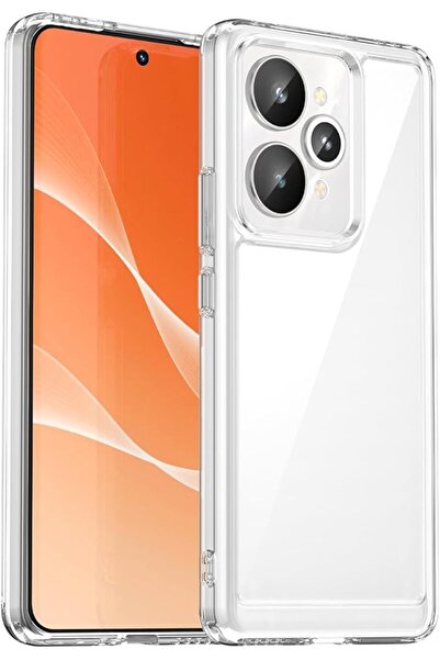 bestcase Husă Clear Silicon + Folie de sticlă Compatibilă cu Realme 15 / 15 P...