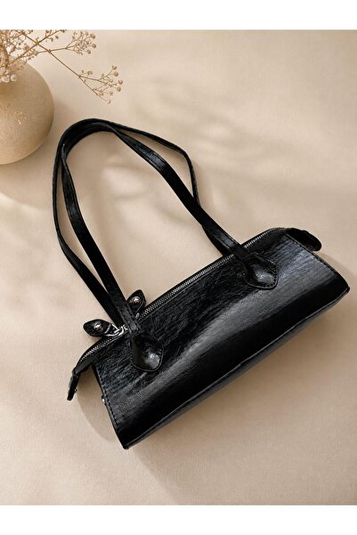 Velora Handbags Vintage Silindir Model El & Omuz Çantası