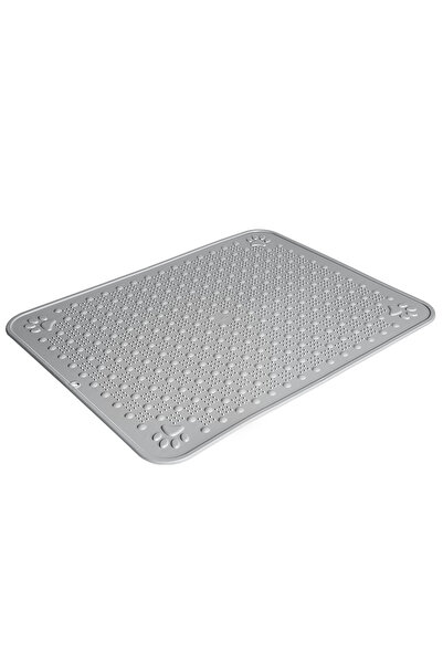 BRAVE PAWS Kedi Kumu Paspası Plastik,Kaymaz, Su Geçirmez,Yıkanabilir 42*54cm ...