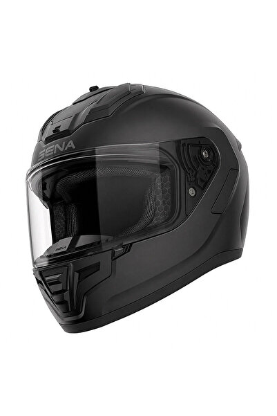 Sena Phantom Interkom Hazırlıklı Motosiklet Kask Mat Siyah