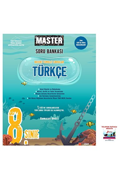 Okyanus Yayınları 2026-2027 Müfredat 8 Sınıf Türkçe Master Serisi Soru Bankas...