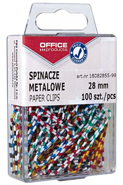 OFFICE products Agrafe colorate 28 mm, 100/cutie, Zebra - asortate