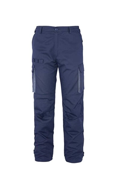 MyForm My Form Metron Harman Fabric Trousers-Dark Blue Gray