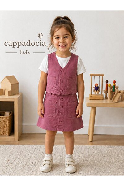 Universal CAPPADOCIA KIDS 3-dijelni set (majica + prsluk + suknja)