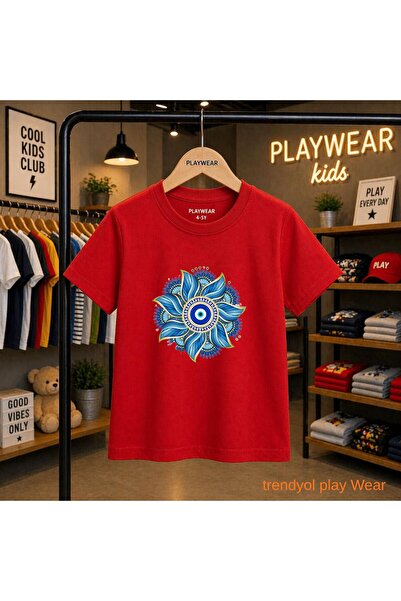 playwear Μπλουζάκι με στάμπα Sea Star Evil Eye 100% παιδικό unisex μπλουζάκι ...