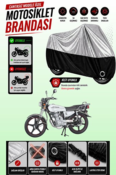 Cemku Twin Top Gray - Bottom Black Mondial 100 Uag Compatible Engine Tarpauli...