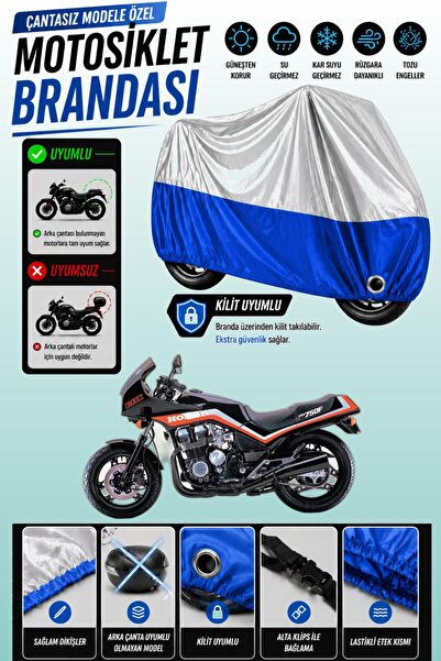 Cemku Twin Top Gray - Bottom Blue Honda Cbx 750 F Compatible Engine Cover, Re...