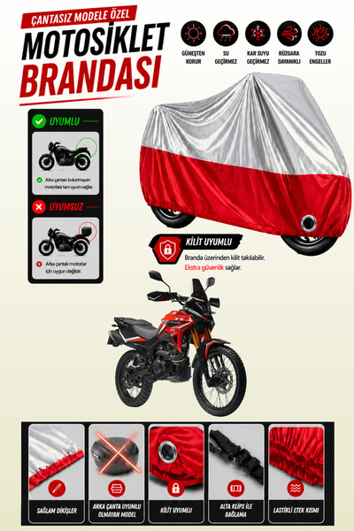 Cemku Twin Top Gray - Bottom Red Motolux Cortado 200 Compatible Engine Tarpau...