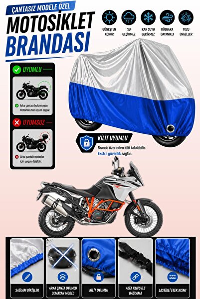 Cemku Twin غطاء محرك متوافق مع KTM 1090 Adventure R باللون الرمادي من الأعلى ...