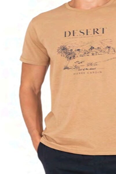 Pierre Cardin 6138 Men's Short Sleeve Crew Neck Pajama Set-Brown