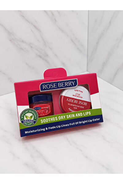 Undermod مجموعة العناية بالشفاة (ROSE BERRY)