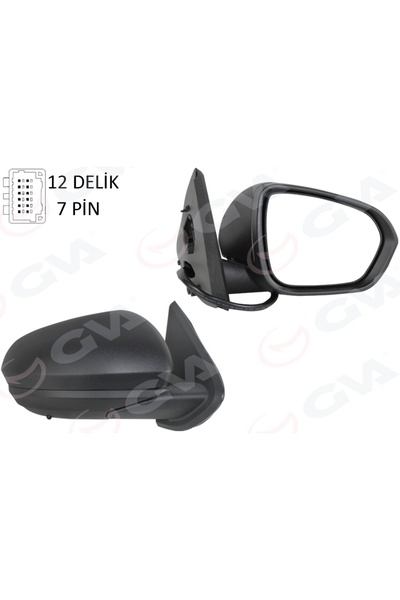 GVA NRZSNT DIŞ DİKİZ AYNASI SAĞ ELEKTRİKLİ ISITMALI SENSORLU ASTARLI DACIA DU...