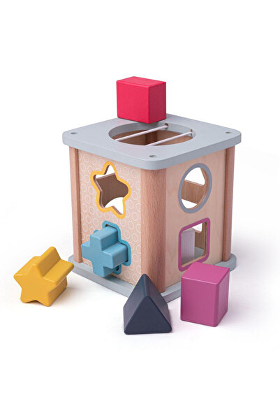 BIGJIGS Toys Sorting Game - Magic Cube (pastel)