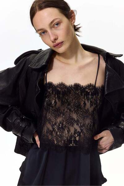 H&M Lace strappy top