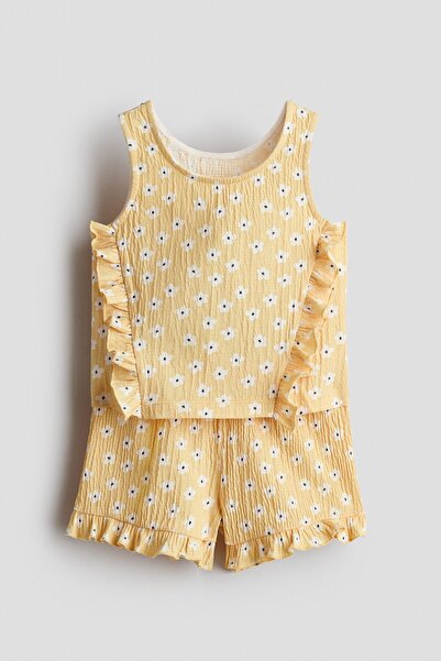 H&M 2 Parçalı Fırfırlı Set