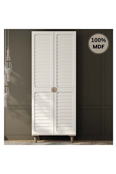 comiet Lavanta 2 Kapak Mdf Ayaklı Tasarım Gardırop