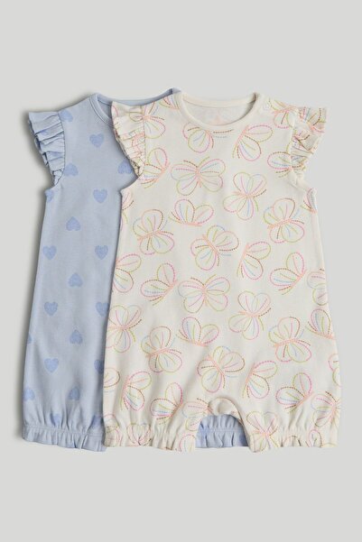 MOTHERCARE قطعتان من ملابس الأطفال بتصميم الفراشة
