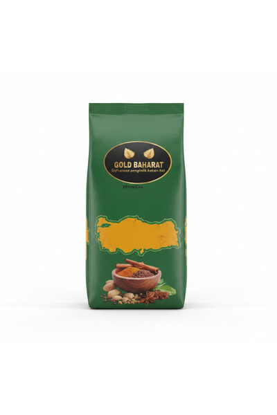 GOLD BAHARAT Zerdeçal Toz 1 Kg – Öğütülmüş Baharat & Renk Verici – Profesyonel Kullanım