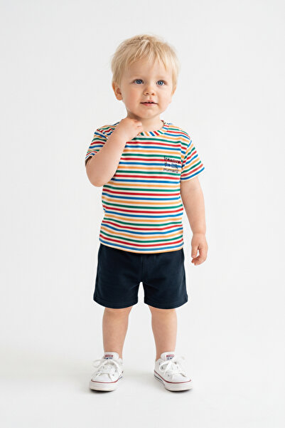 Dolcetots Baby Boy Printed Summer Shorts Casual Set