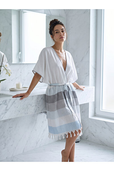 Care Renova Organic %100 Organik Pamuk Peştemal Kimino/Kaftan