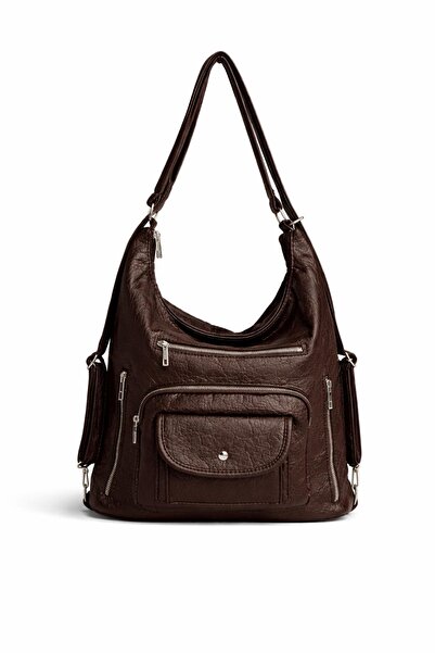 PaminBags Aksesuar Geantă casual 3 cu spate din material moale PMN0026