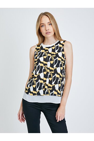 ORSAY White and black patterned blouse
