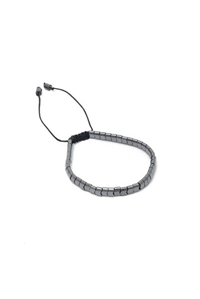 Alto Unisex Gümüş Detay Bileklik