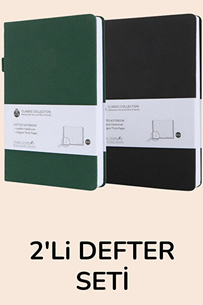 Vox Art 2'li Dolma Kalem Uyumlu, Numaralı Not Defteri 14*21cm, 110gr Noktalı ...