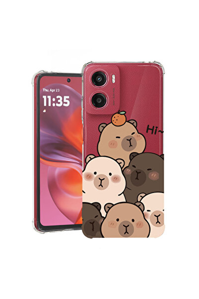 bestcase Husă Antișoc pentru Motorola Moto G05 / E15, cu desen animat drăguț ...