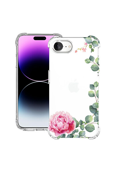 bestcase Husă Antișoc pentru Apple iPhone 16e / 17e, Florală - Camelie Minima...