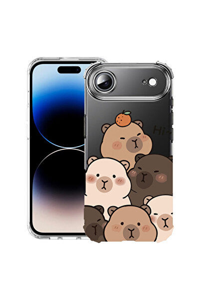 bestcase Husă Antișoc pentru Apple iPhone 17 Air, cu desen animat drăguț Kawa...
