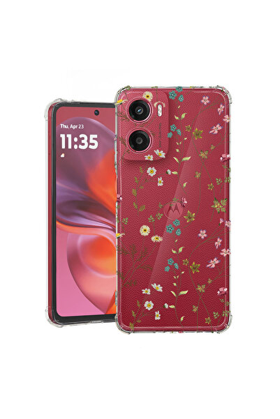 bestcase Αντικραδασμική Θήκη για Motorola Moto G06, Φλοράλ - Χαριτωμένα Λουλο...